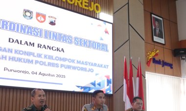 Polres Purworejo Gelar Rakor Lintas Sektoral, Bahas Penanggulangan Konflik Sosial